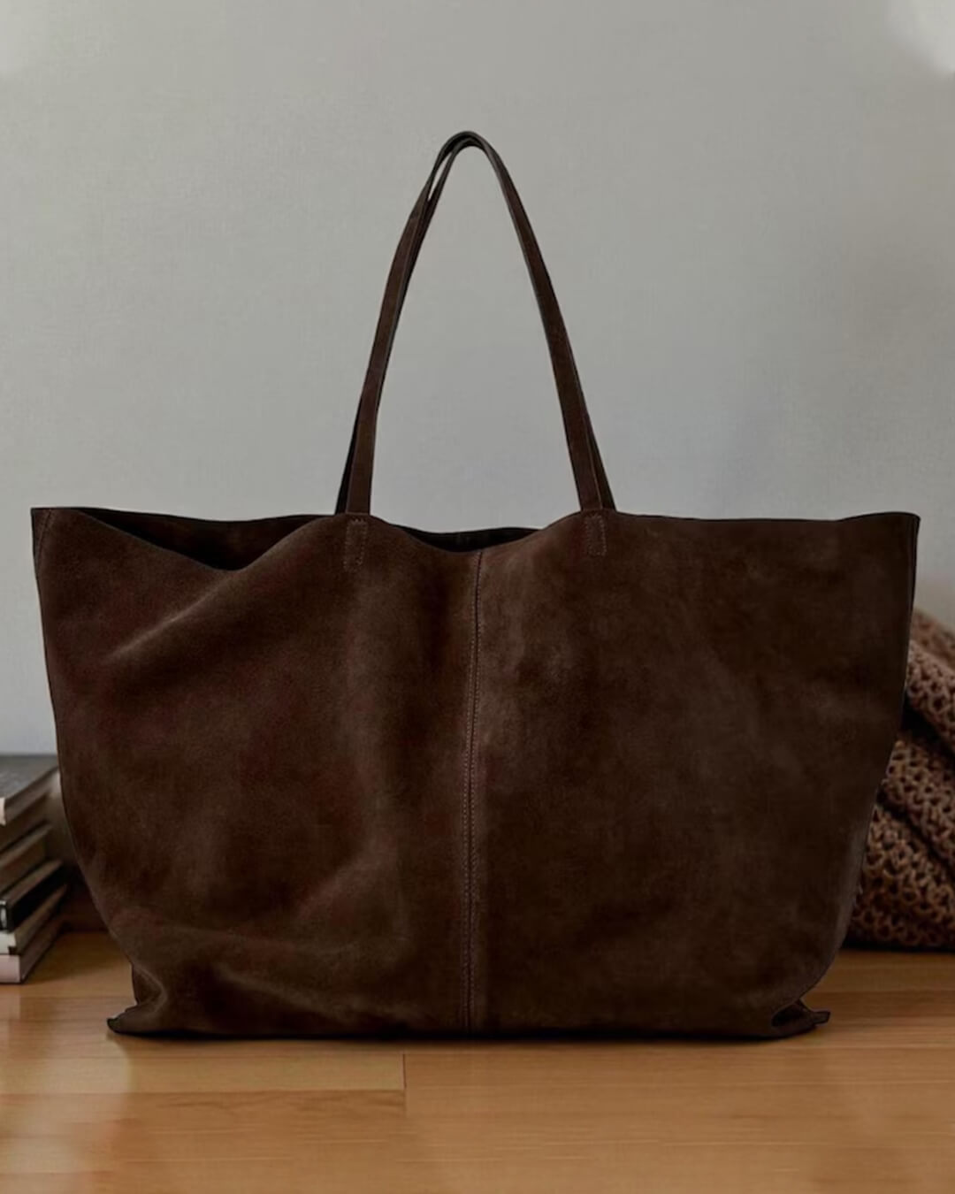 Cynthia großer Wildleder-Shopper