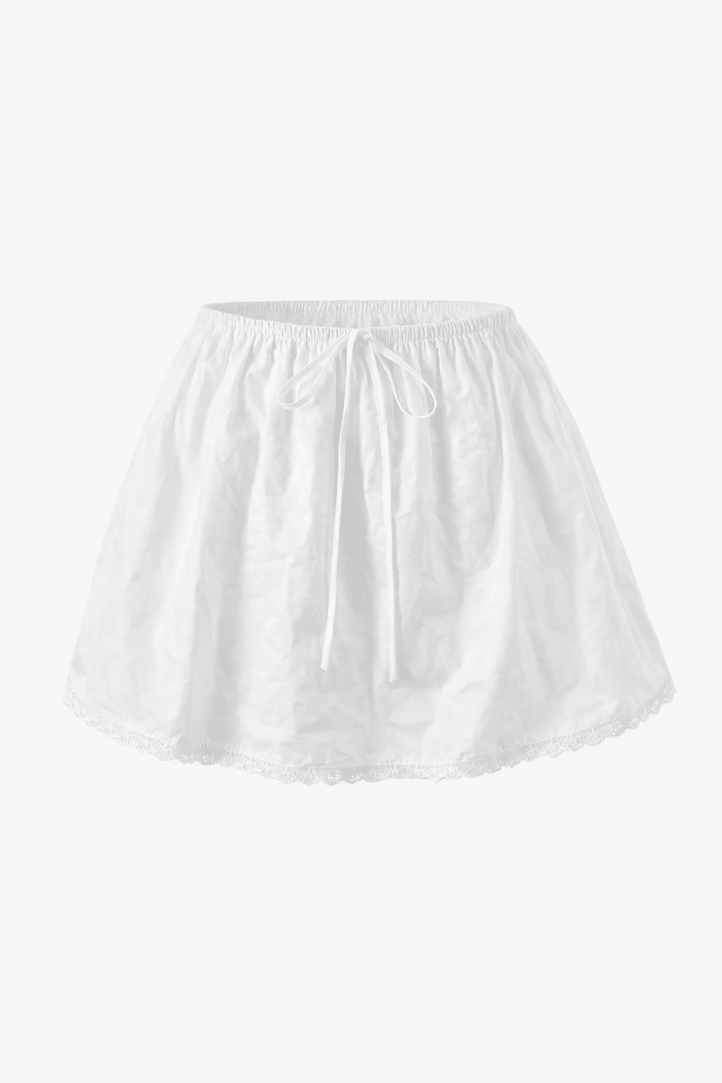 Delia Deep Neck Kawaii Mini Skirt Set