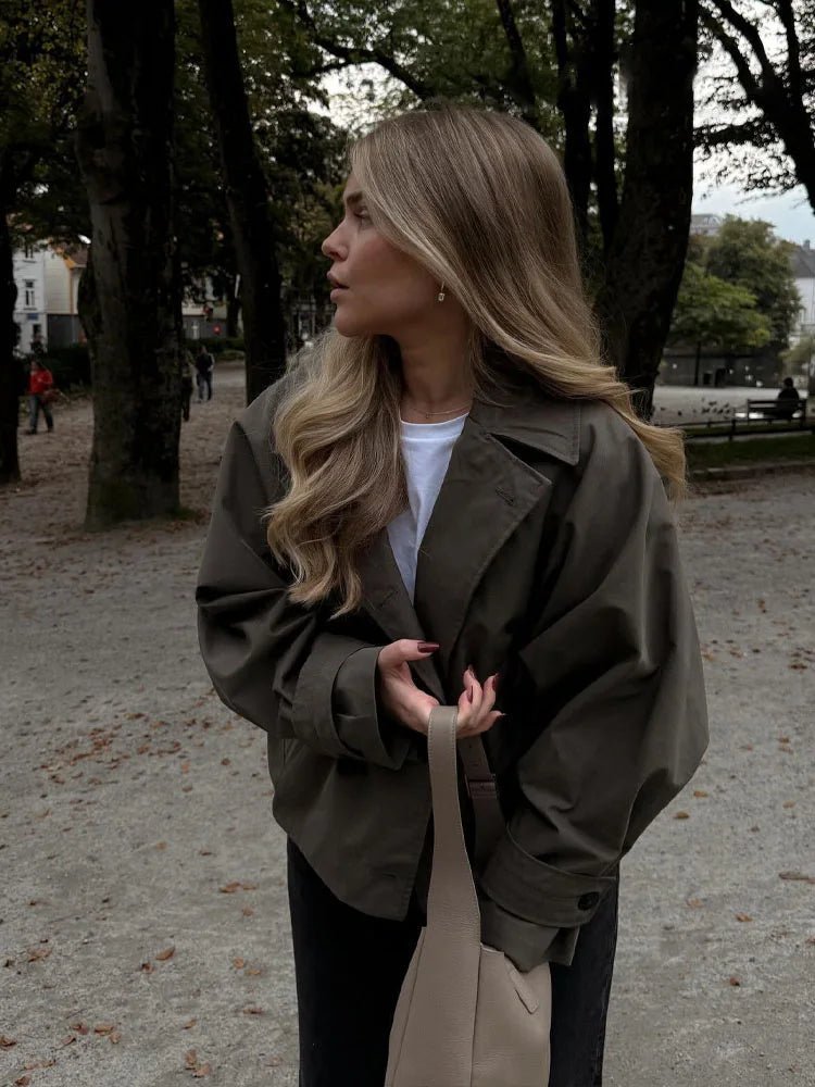 Dhelia kort trenchcoat