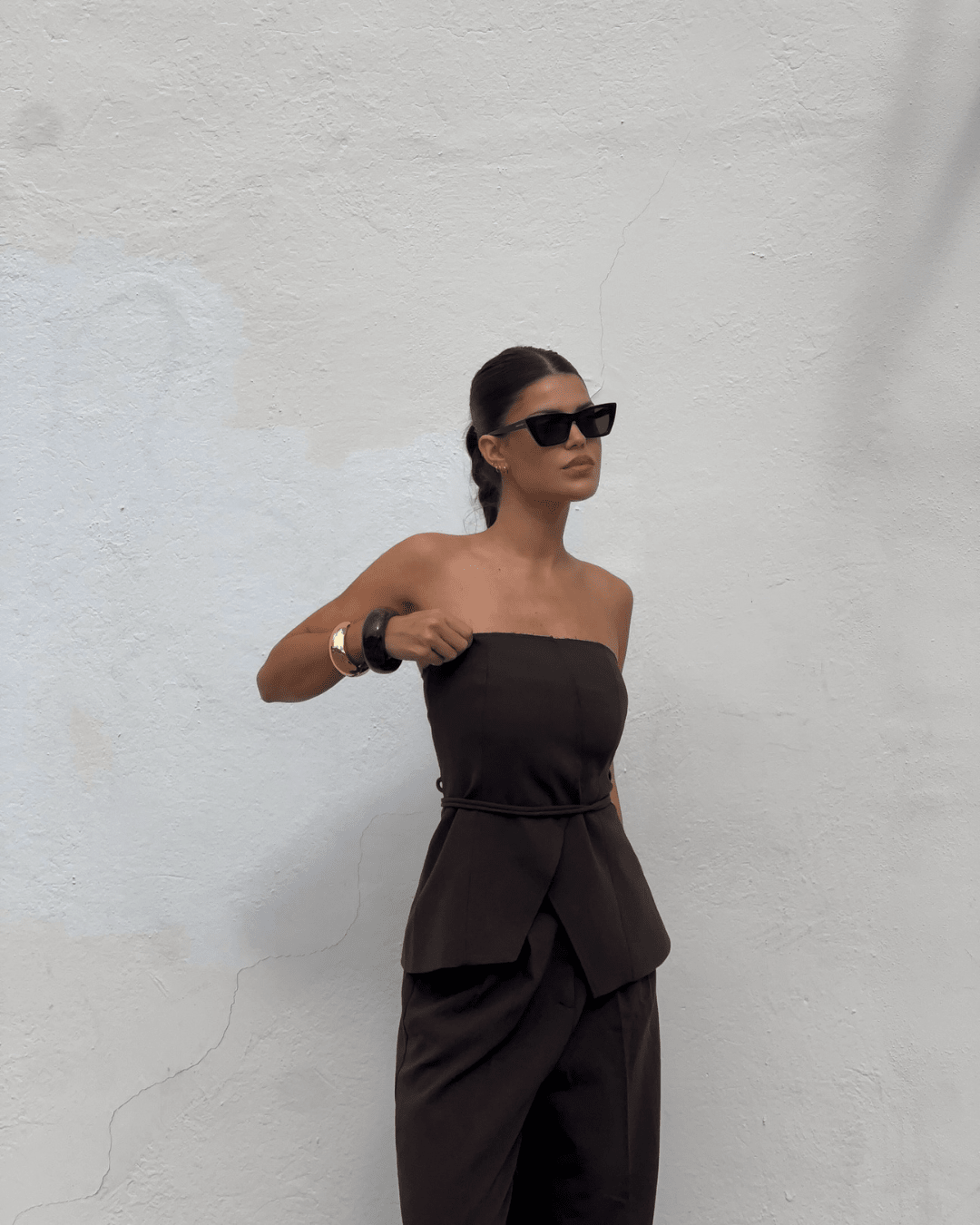 Donna Strapless Two-Piece Set