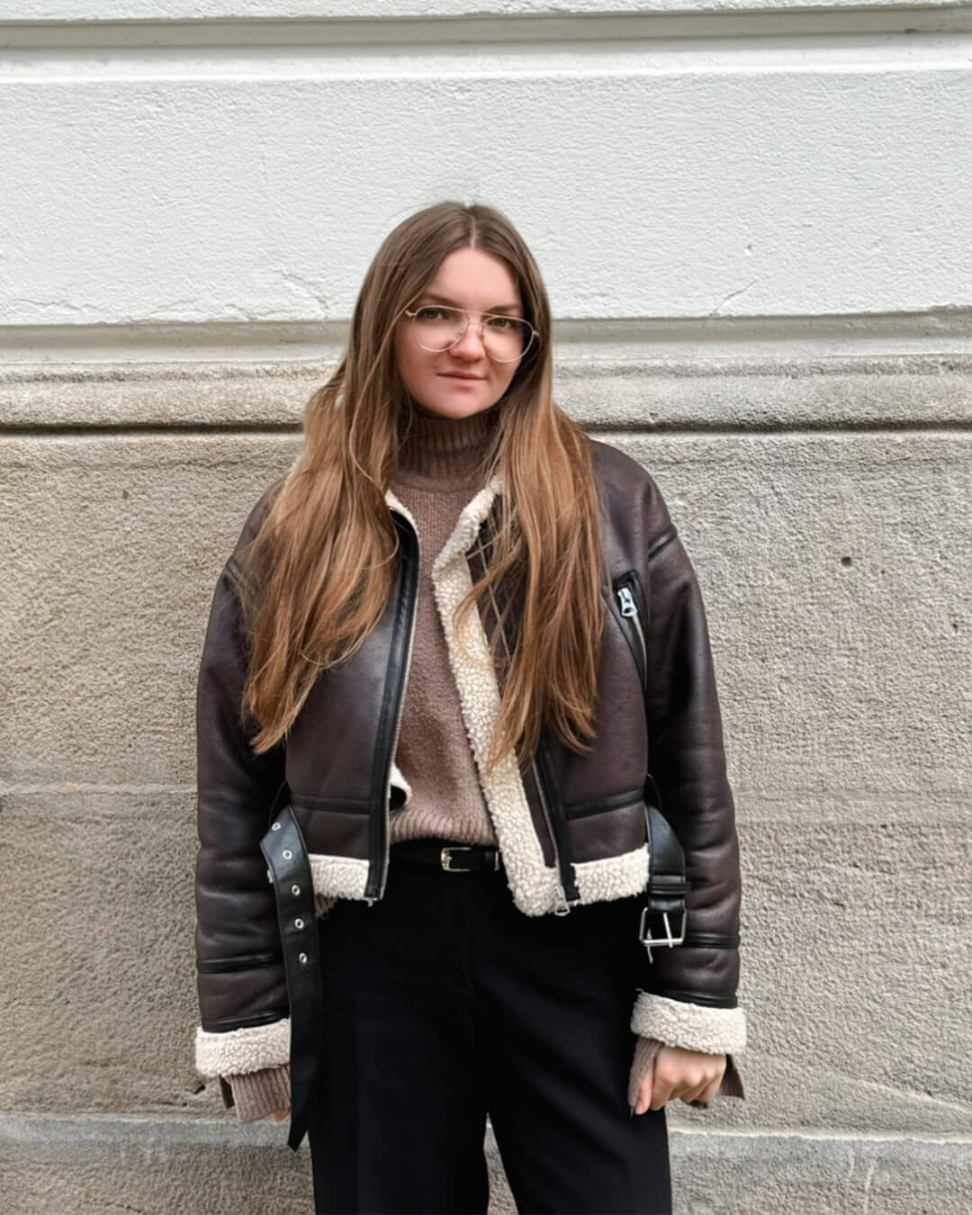 Elora jakke i kunstskinn