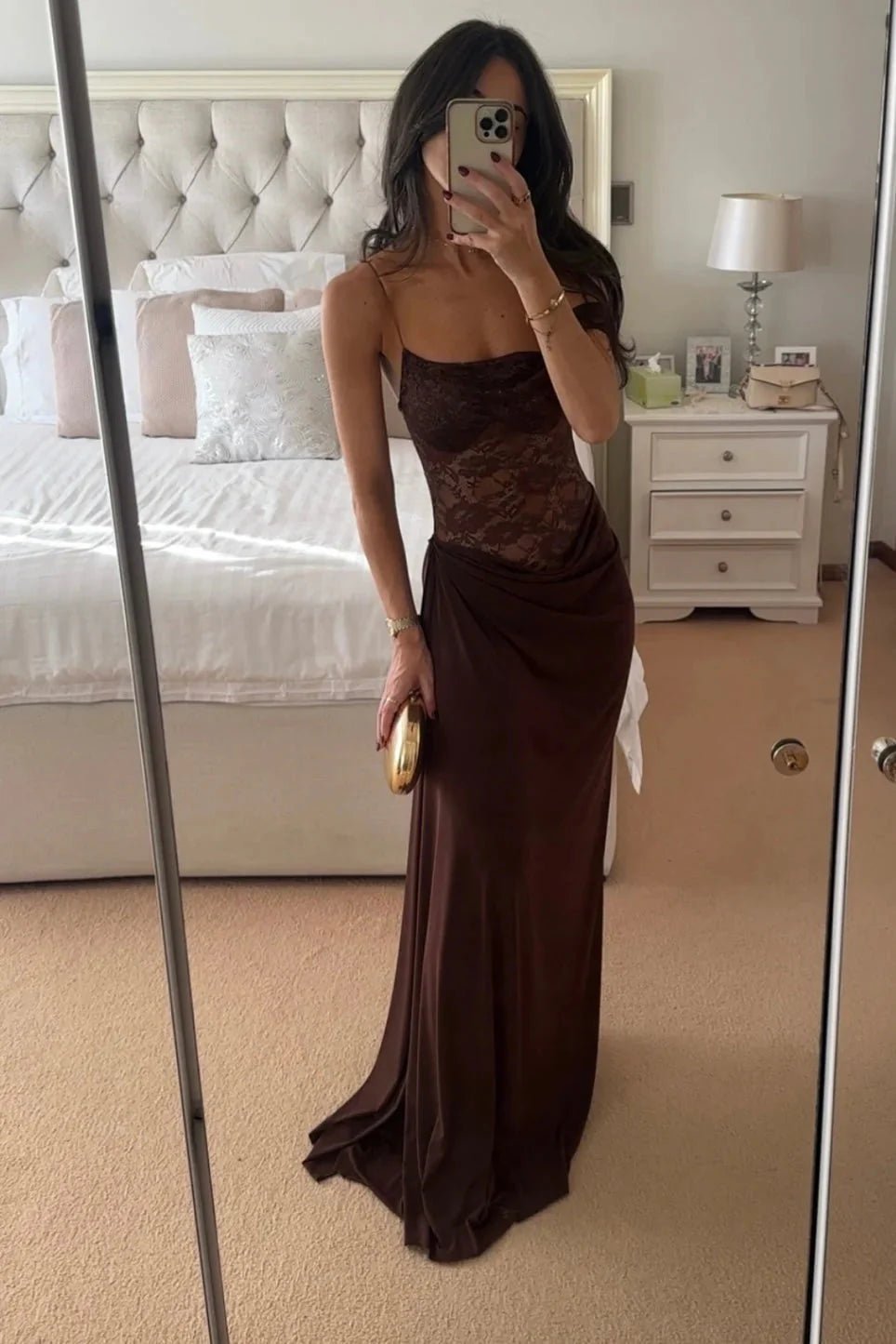 Emily kanten zomermaxi-jurk