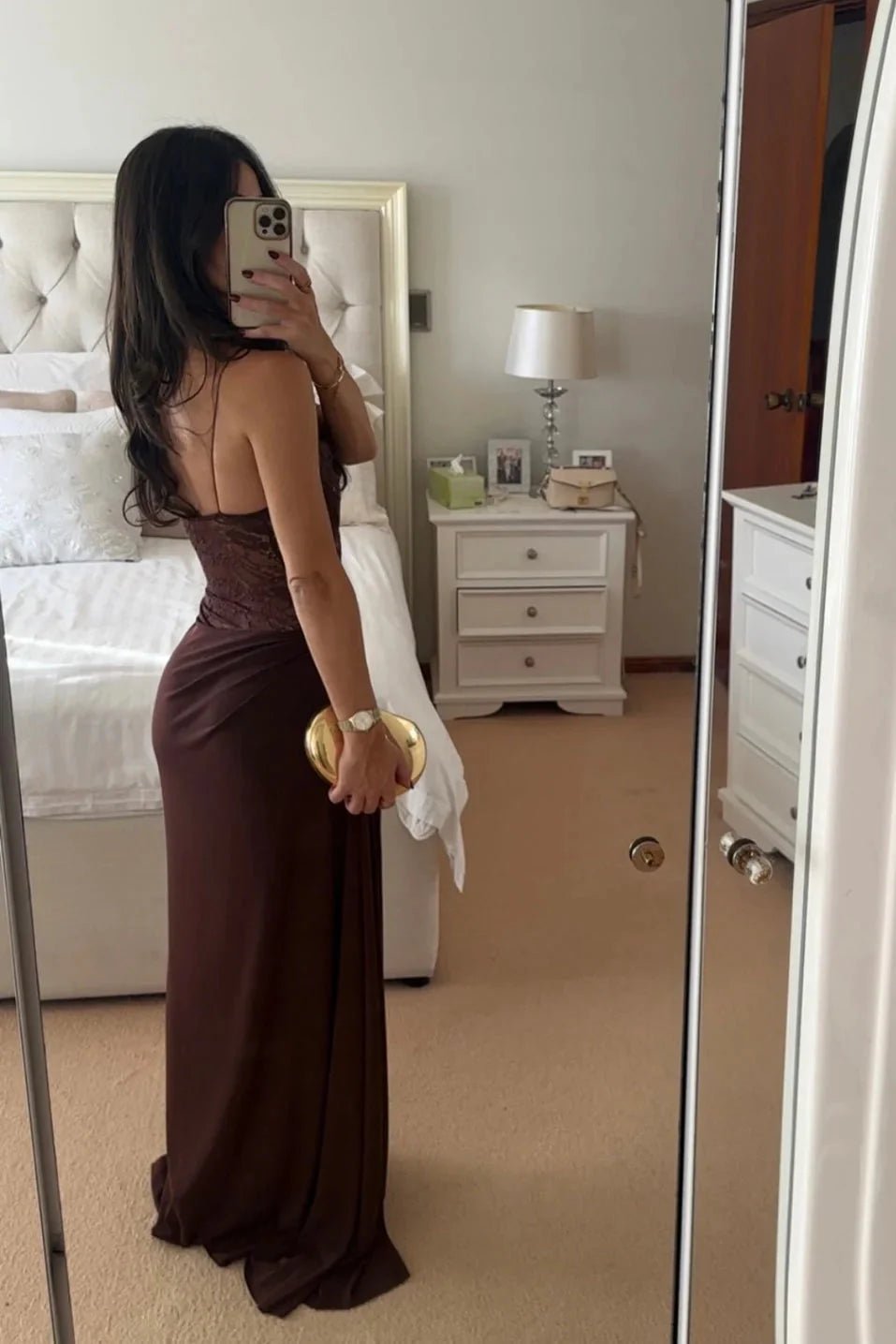 Emily kanten zomermaxi-jurk