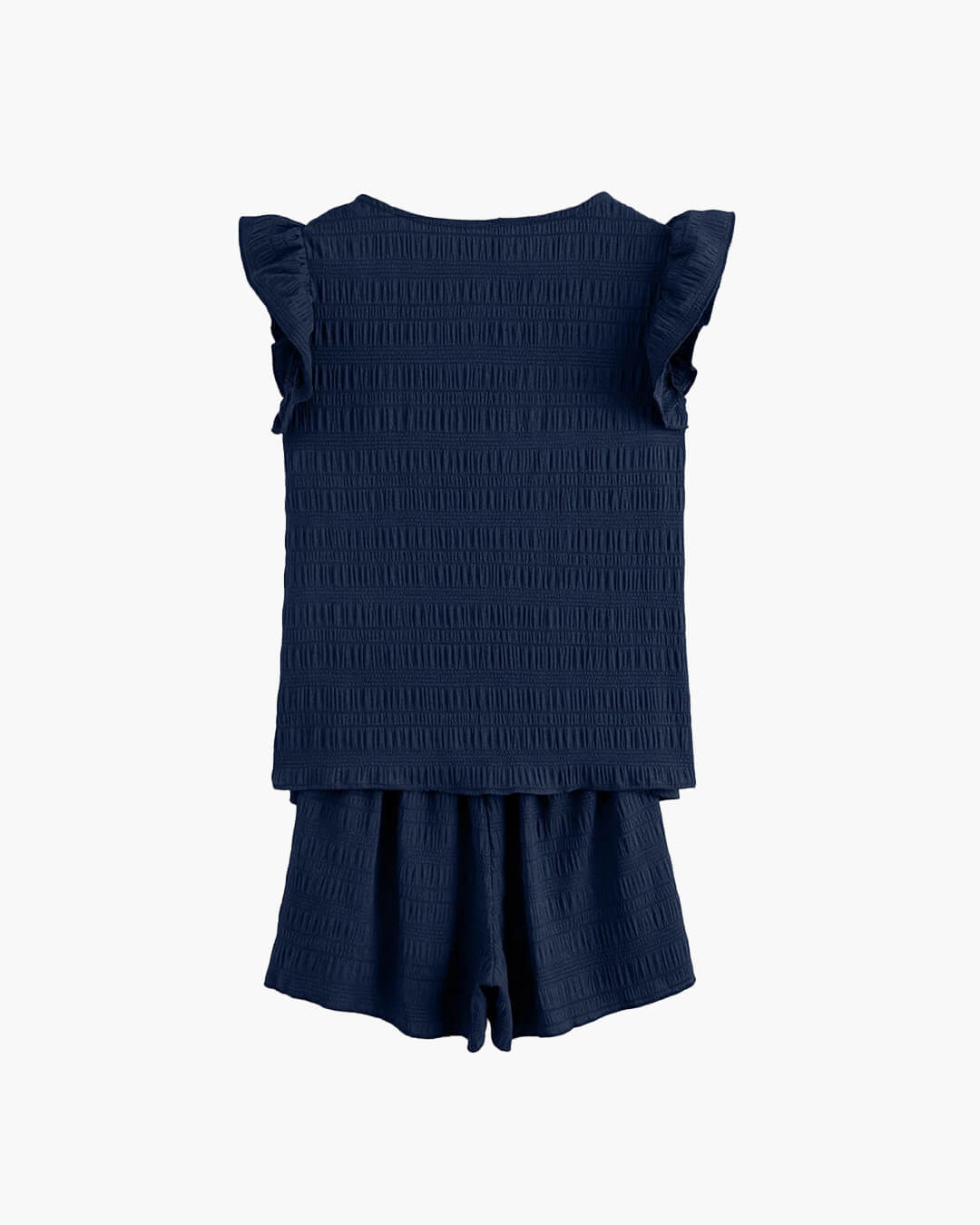 Conjunto de blusa texturizada y shorts Emily