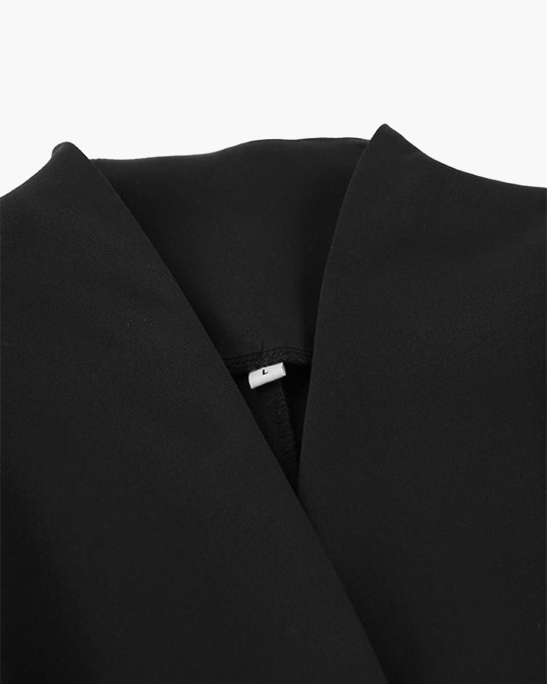 Blazer de decote em V com cintura franzida Empress