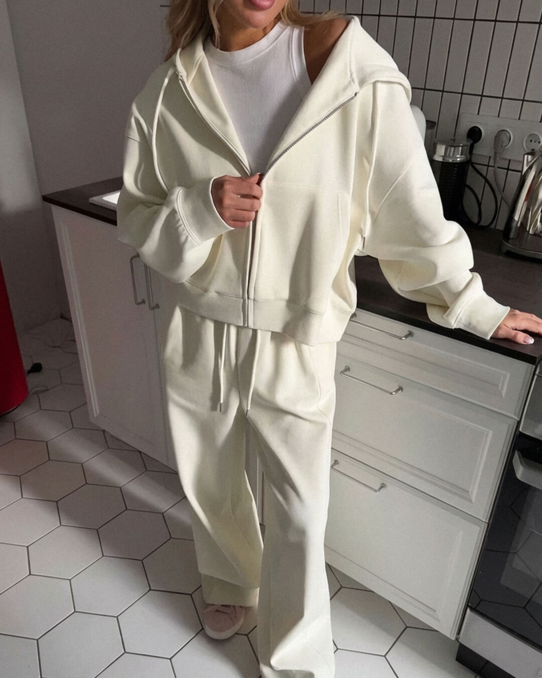 Conjunto de chándal de dos piezas con cremallera Ethel