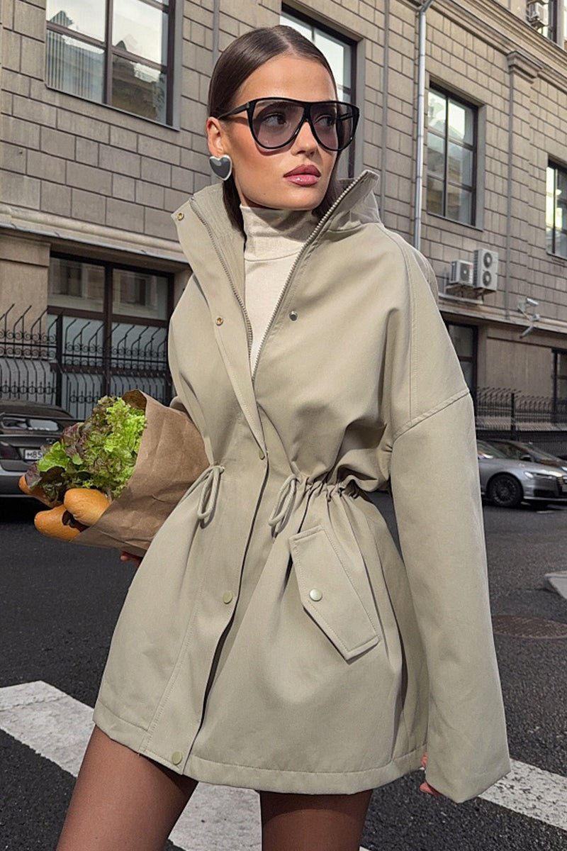 Eva trenchcoat med snøring