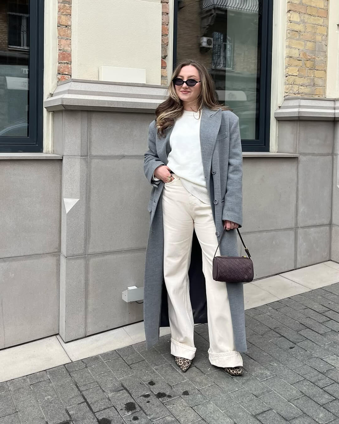 Eva geweven suède tas