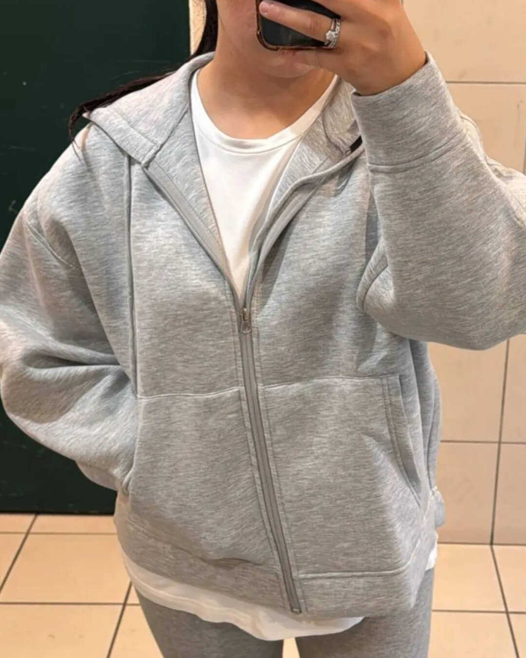 Eveline Kapuzenpullover mit Reißverschluss