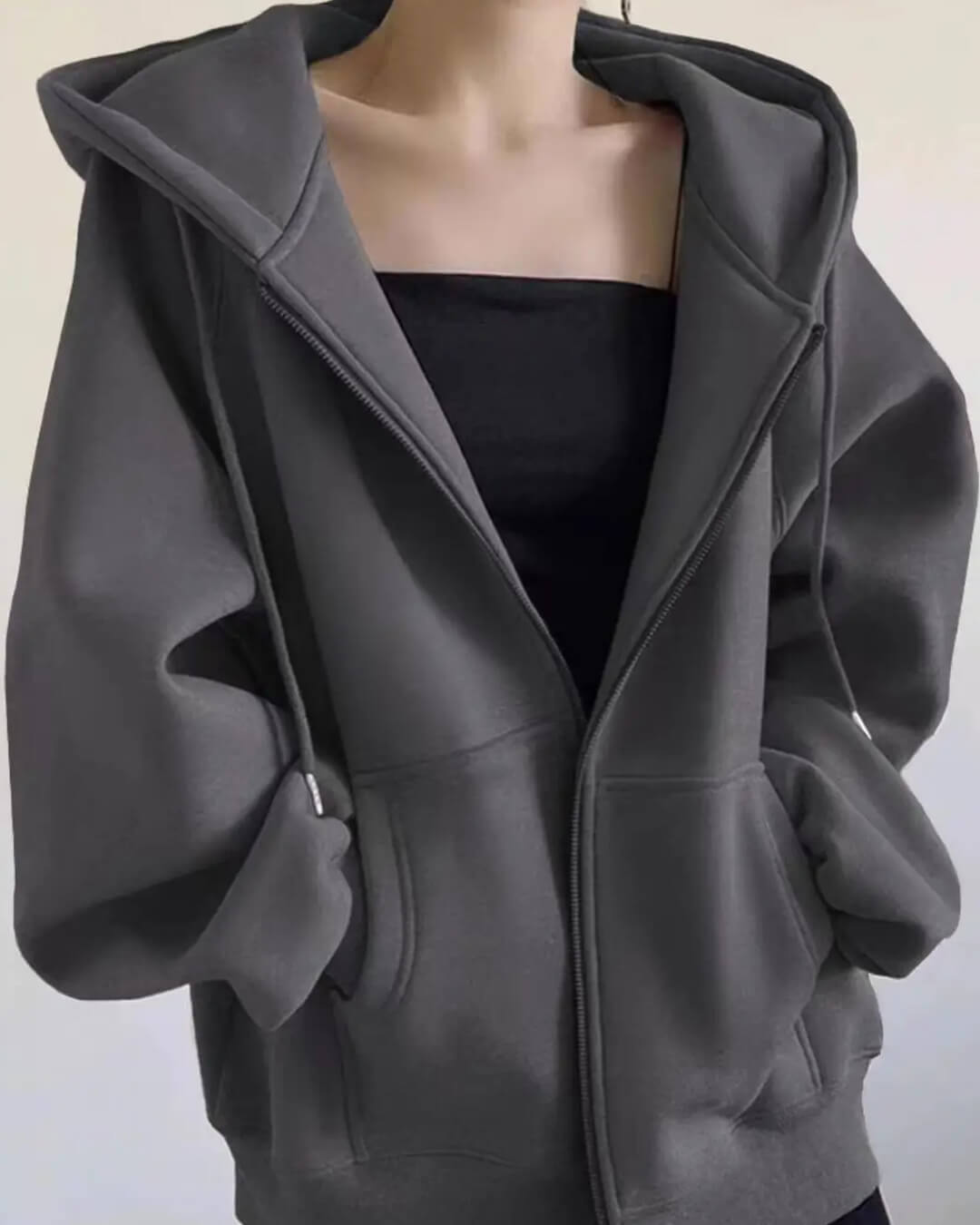Eveline Kapuzenpullover mit Reißverschluss