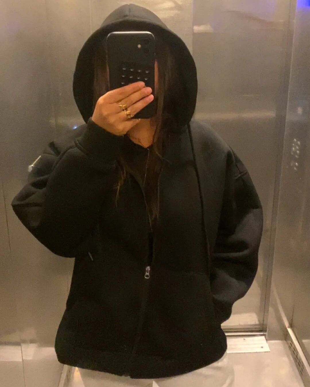 Eveline Kapuzenpullover mit Reißverschluss