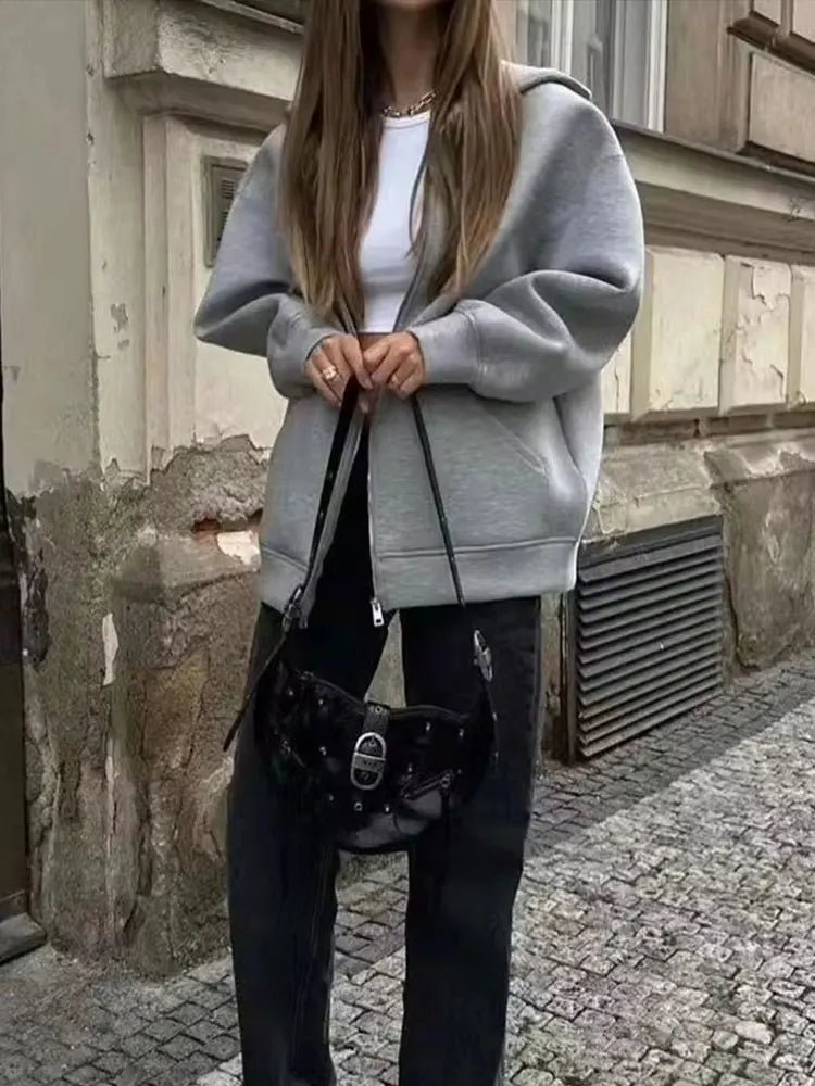 Eveline Kapuzenpullover mit Reißverschluss