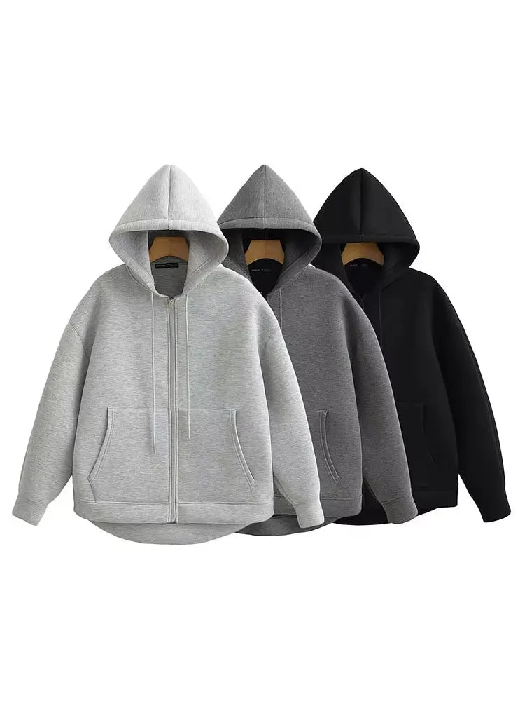 Eveline Kapuzenpullover mit Reißverschluss