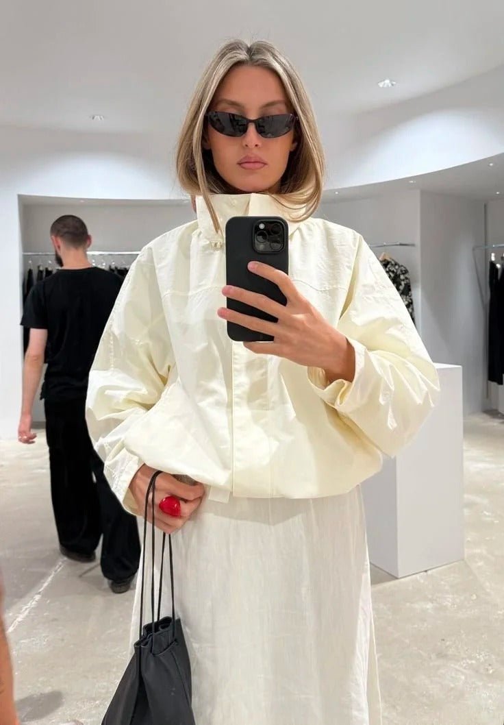 Farah Funnel Neck Windbreaker Jacket