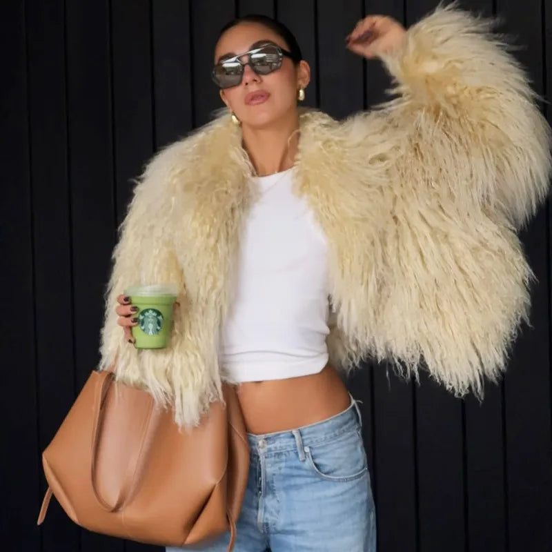 Faux Fur Coat