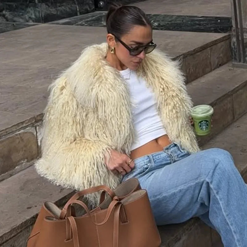 Faux Fur Coat