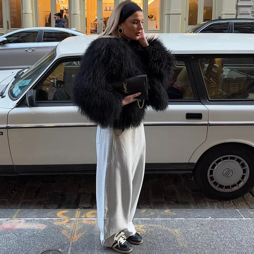 Faux Fur Jacket