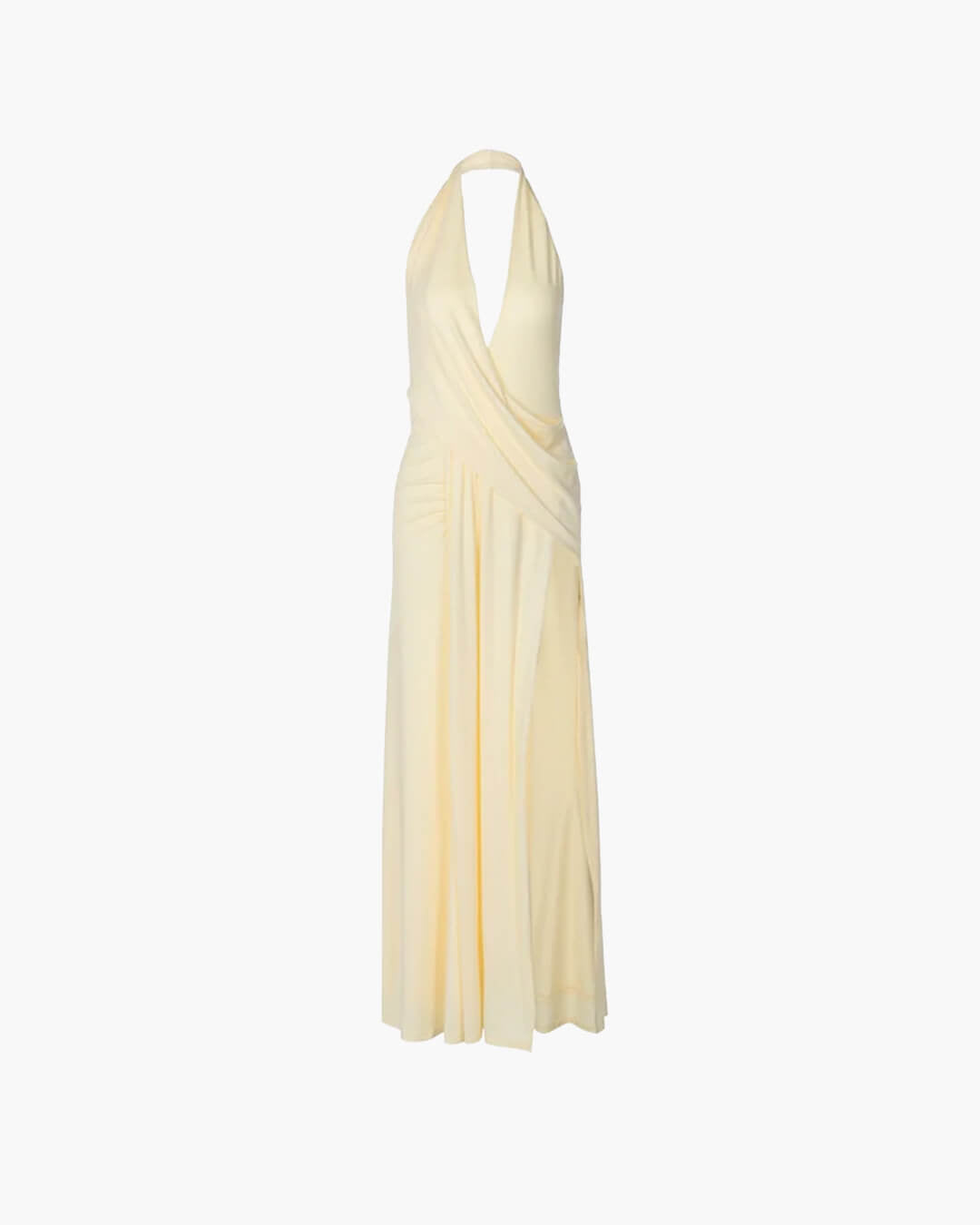 Vestido largo con escote pronunciado Felicity