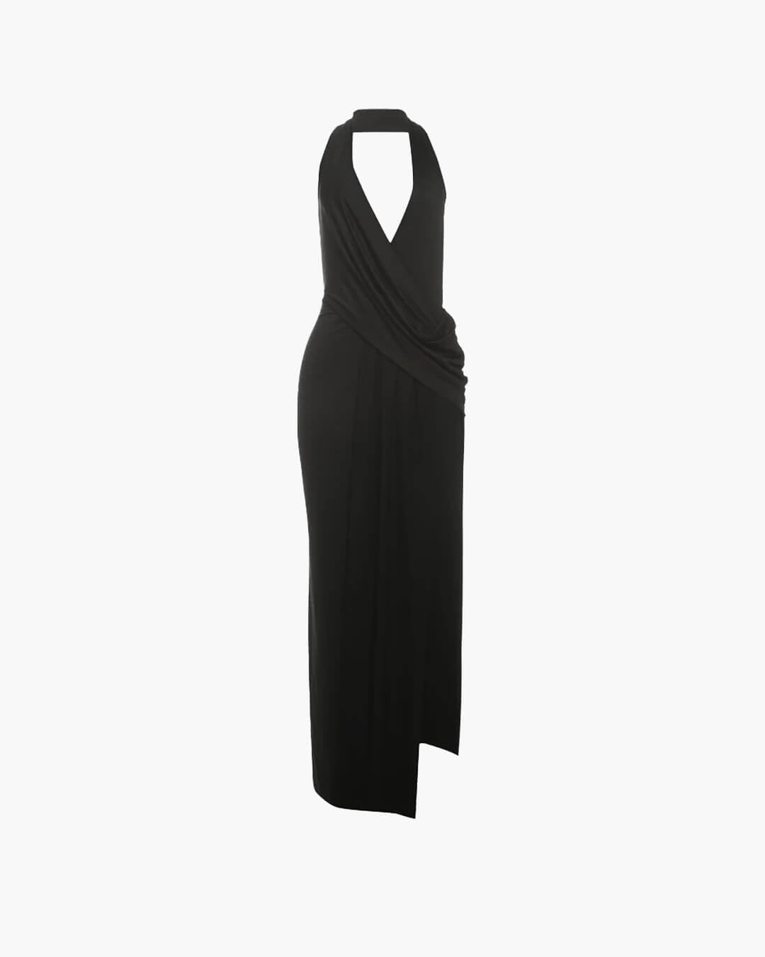 Vestido largo con escote pronunciado Felicity