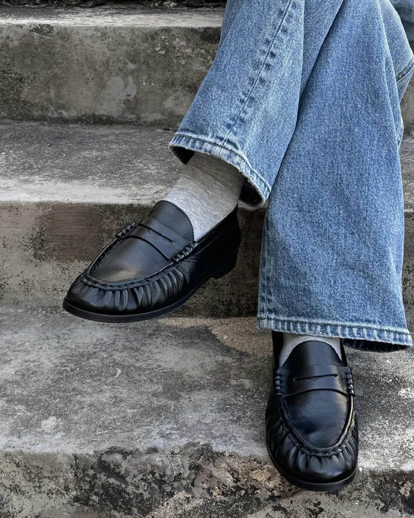 Fiona Faux Leather Slip-On Loafers