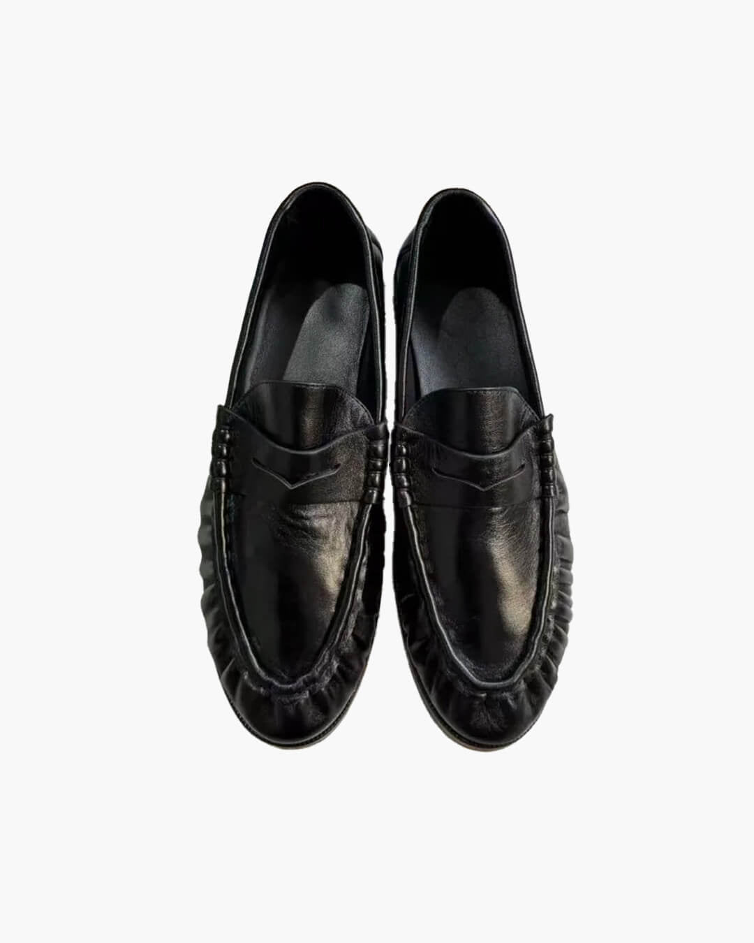 Mocassins de imitação de pele com calcanhar aberto Fiona