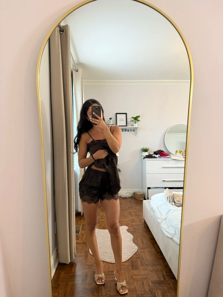 Shorts in raso Fiora