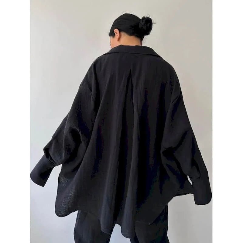 Conjunto de manga larga con solapas y pantalón Frances
