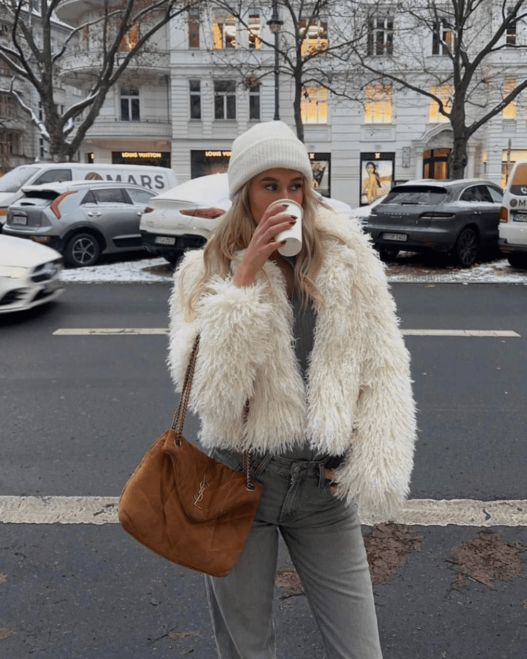 Gerda Faux Fur Short Jacket
