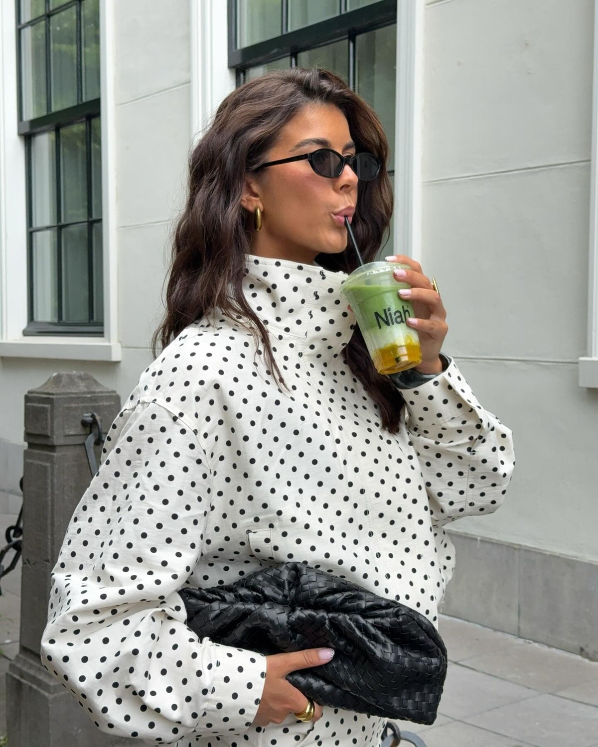 Gloria Kombi-Set mit Polka-Dot-Muster