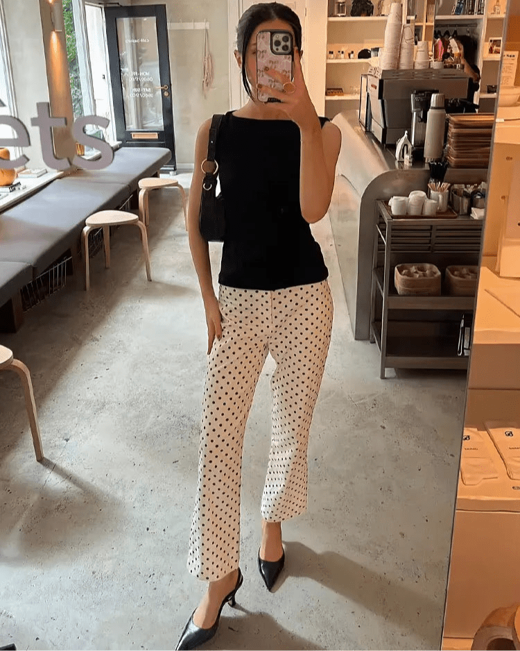 Gloria Kombi-Set mit Polka-Dot-Muster