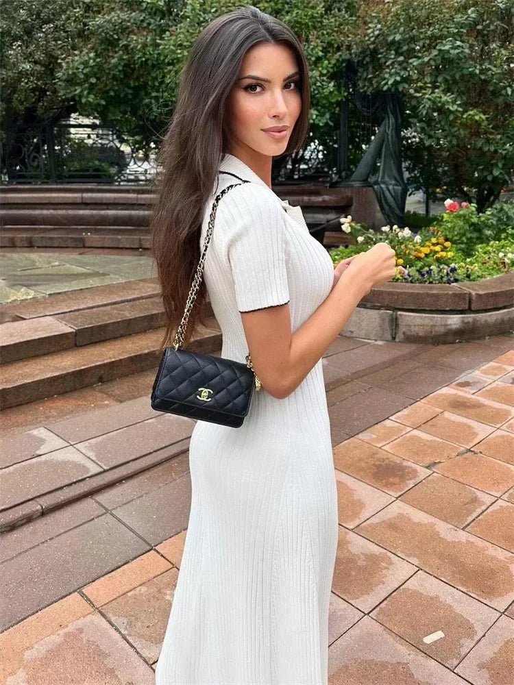 Abito midi in maglia Harriet