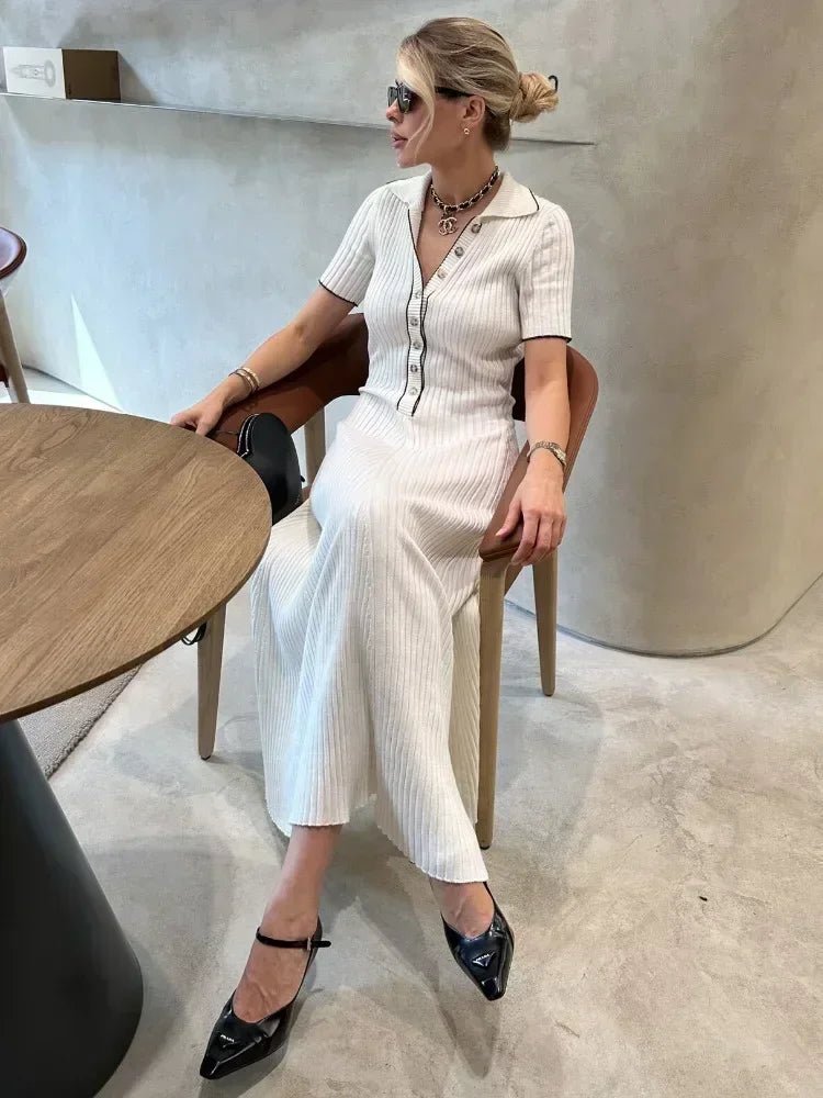 Abito midi in maglia Harriet