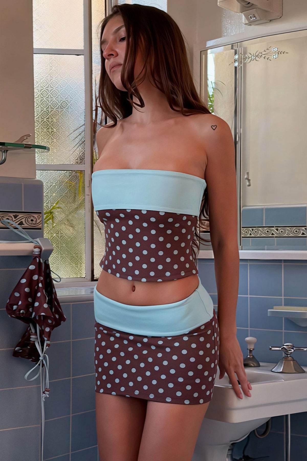 Heloise figurnära bandeau-set