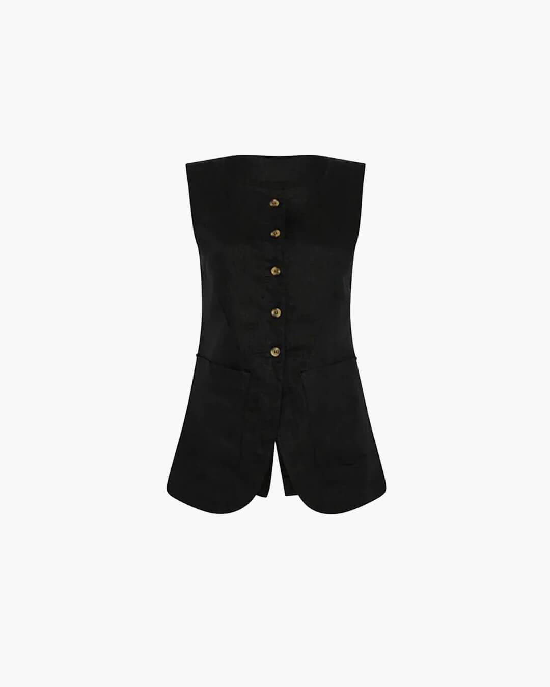 Conjunto de lino sin mangas Irma