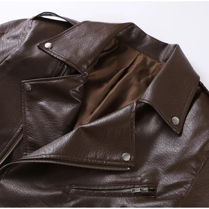 Chaqueta con solapa y cremallera Jackie