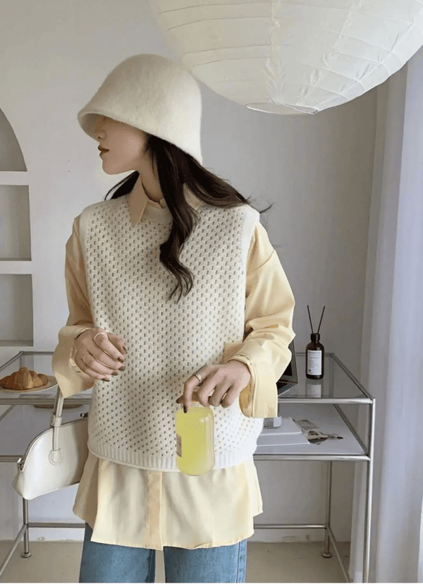 Jamilla Hollow Knit Tank Top