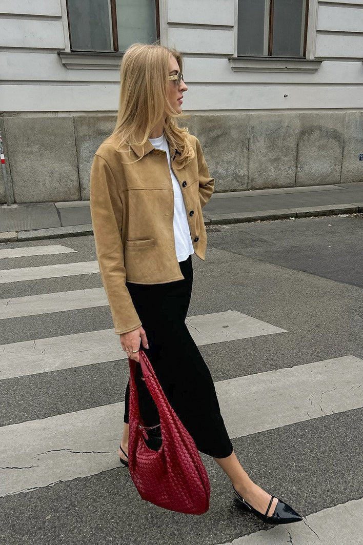 Jane kort mockajacka i syntetmaterial