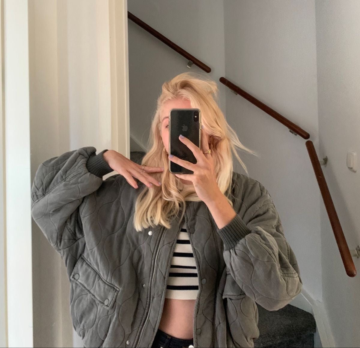 Chaqueta bomber acolchada Janella