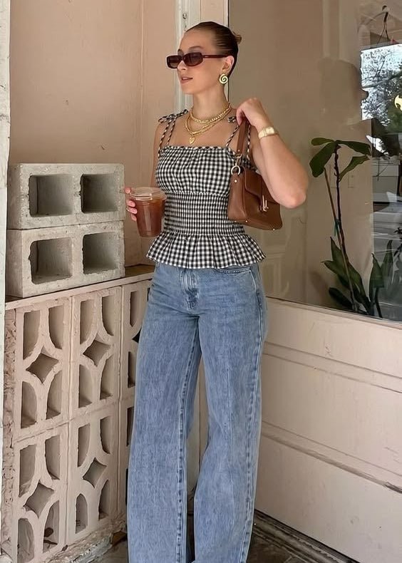 Jessica vintage-ternet tanktop
