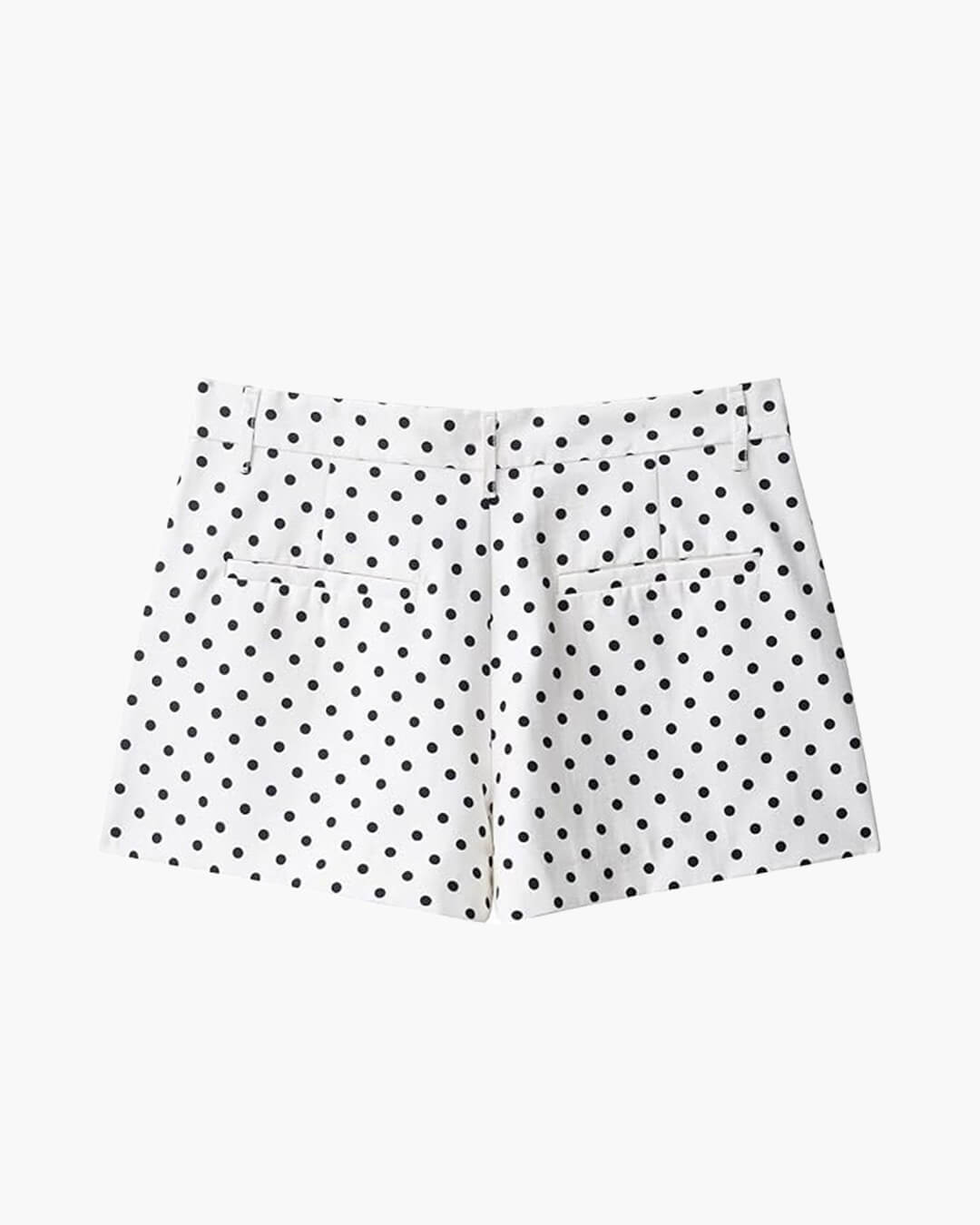 Jillian shorts met stippen en halfhoge taille