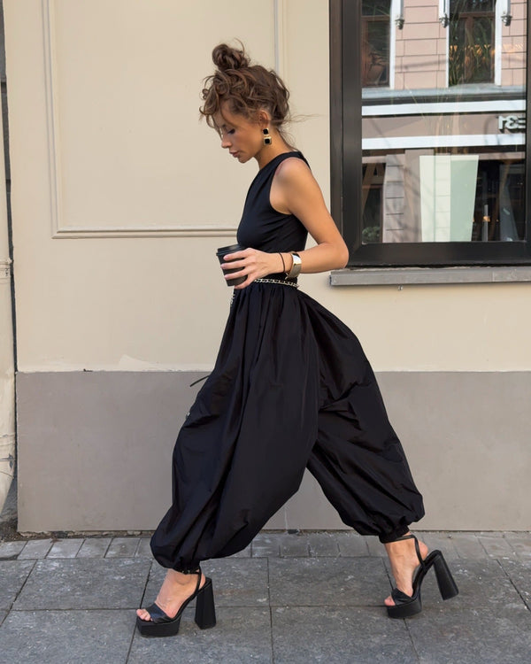 Pantaloni a palloncino a vita alta Kerry