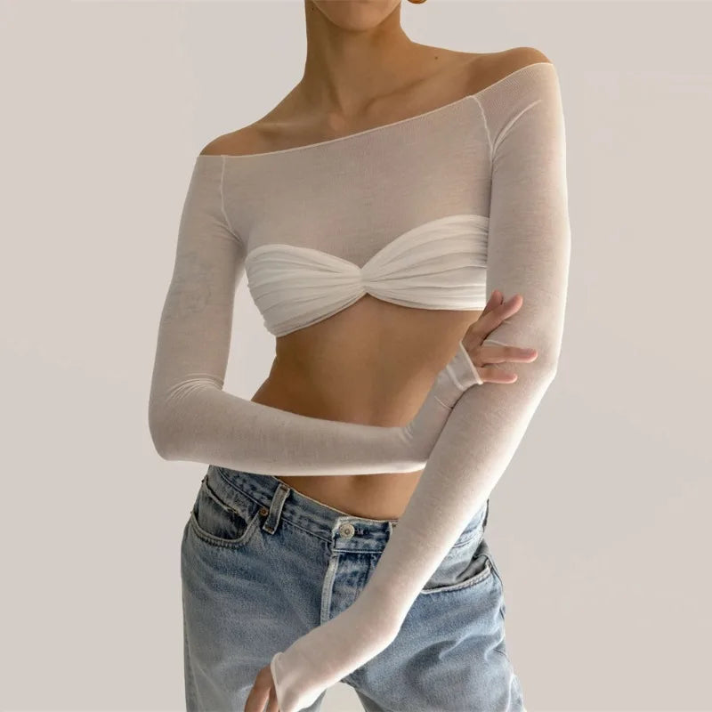 Knit Off-Shoulder Top