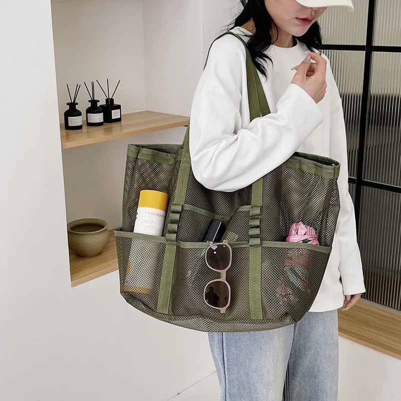Layla Large Capacity Canvas Beach Tote