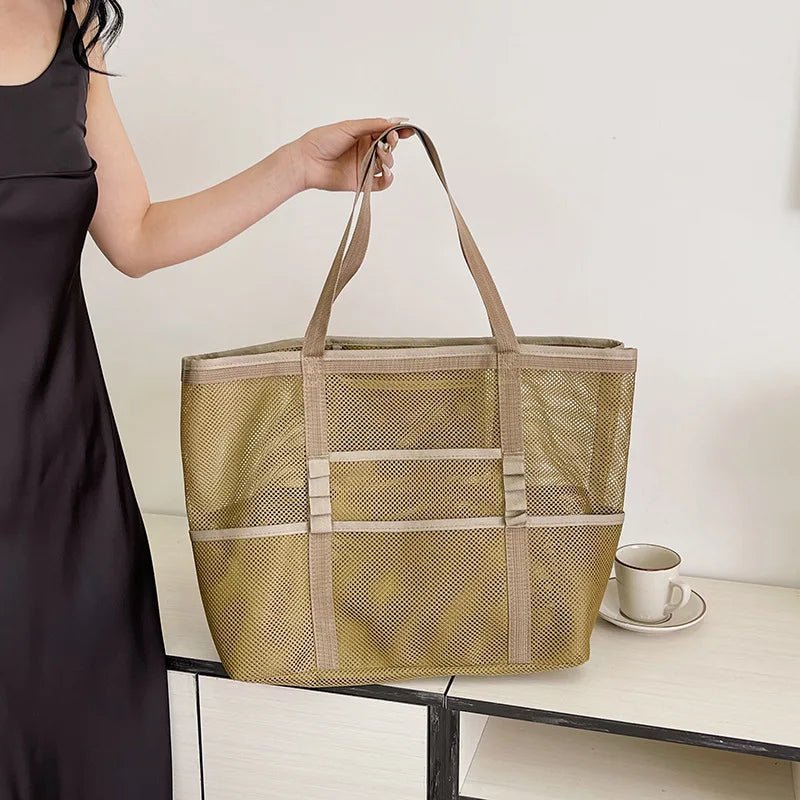 Layla Large Capacity Canvas Beach Tote