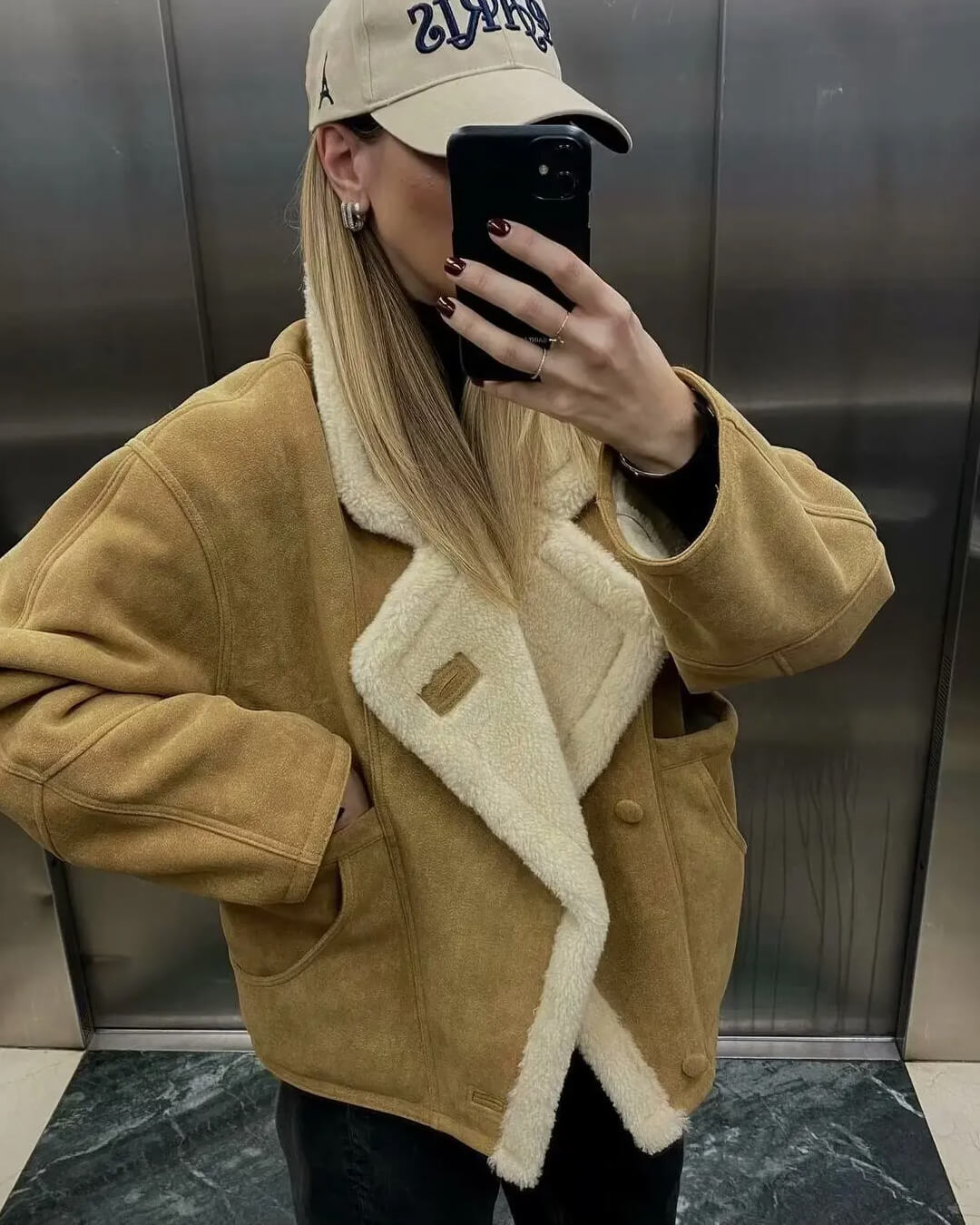 Leona skinnjacka