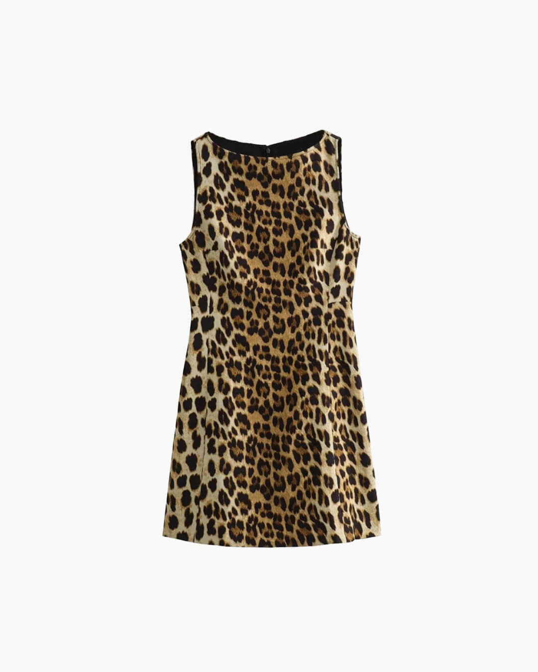 Leona leopardmönstrad miniklänning