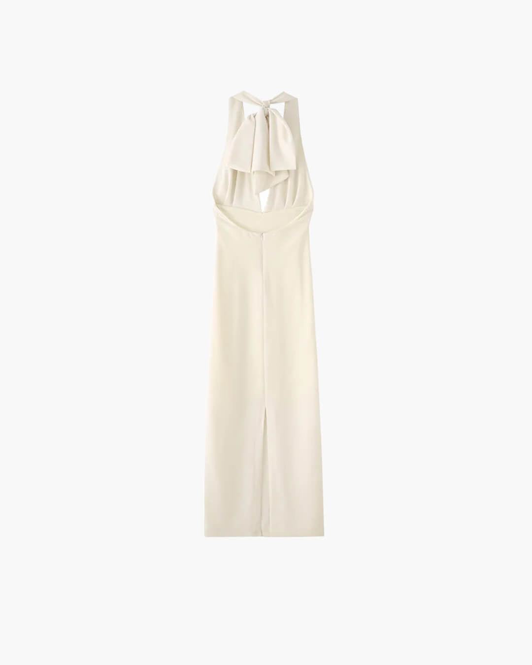 Vestido maxi Jessica sem costas com decote halter