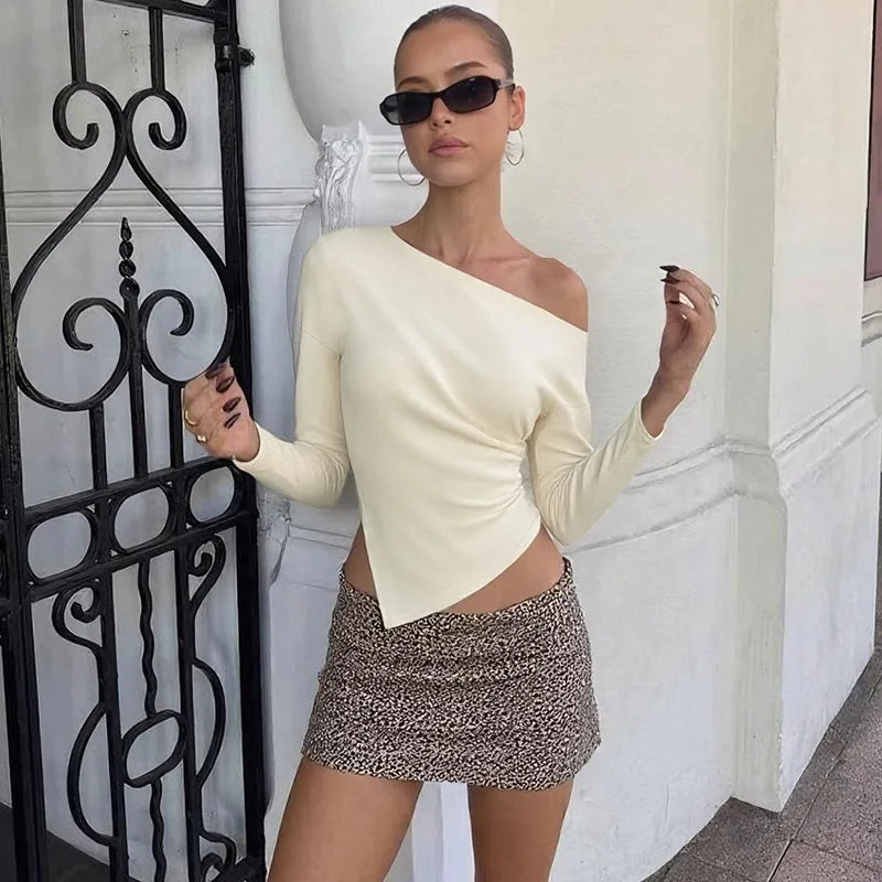 Long Sleeve Split Sweater