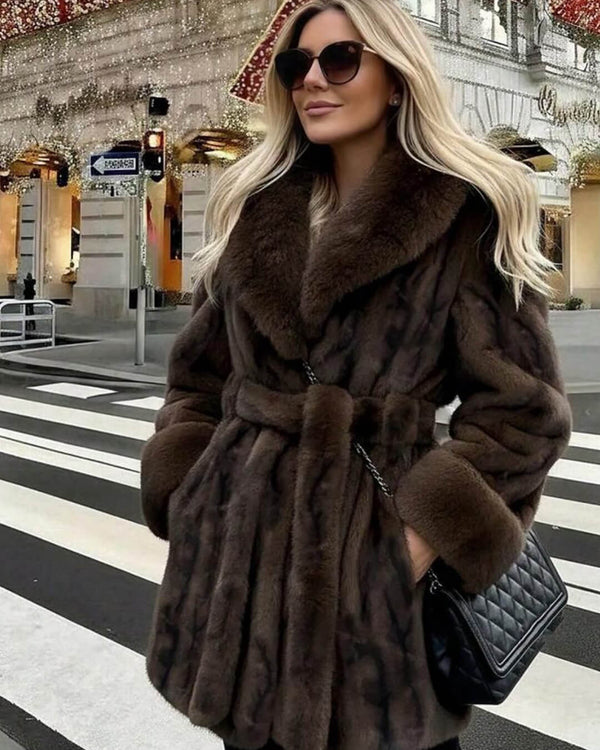 Louise Kunstpelzmantel