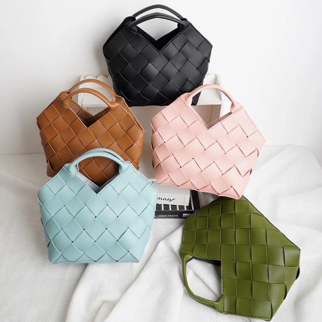 Borsa tote intrecciata Lucy